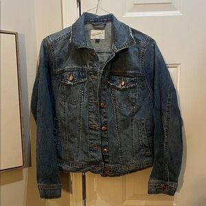 Universal Thread Distressed Blue Jean Jacket